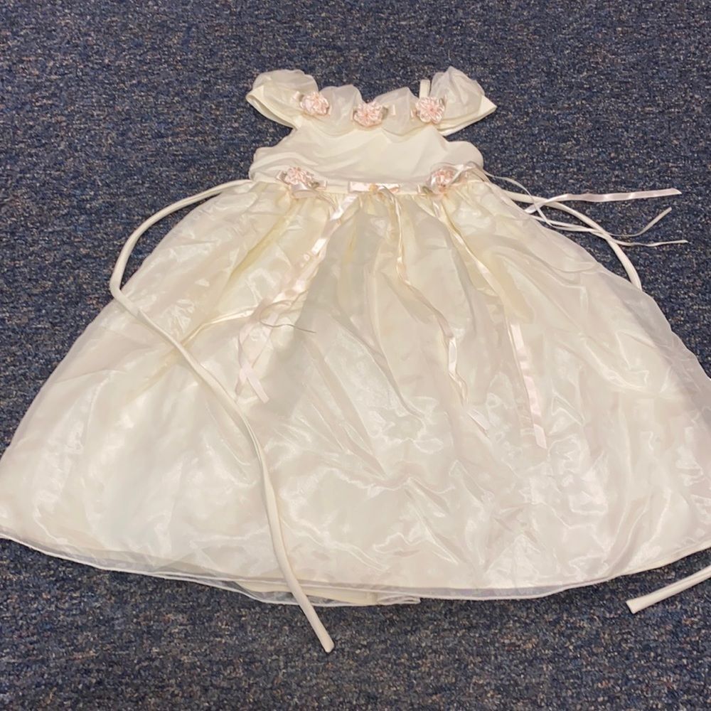 Cinderella Ivory Floral Dress sz. 6